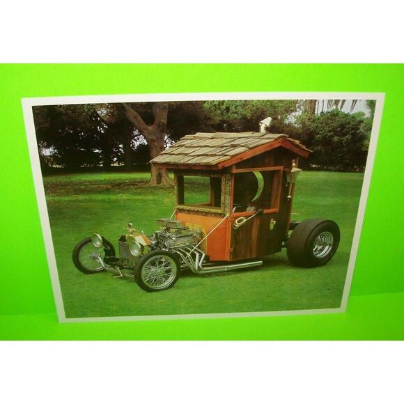 Outhouse Hot Rod Race California Show Car Original Photo Print Jay Ohrberg 1969 - Picture 3 of 10